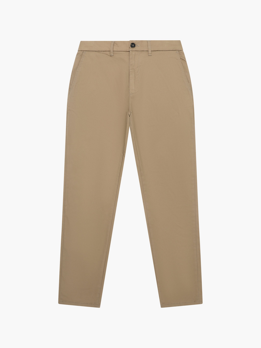 Pantalon chino en coton stretch régulier