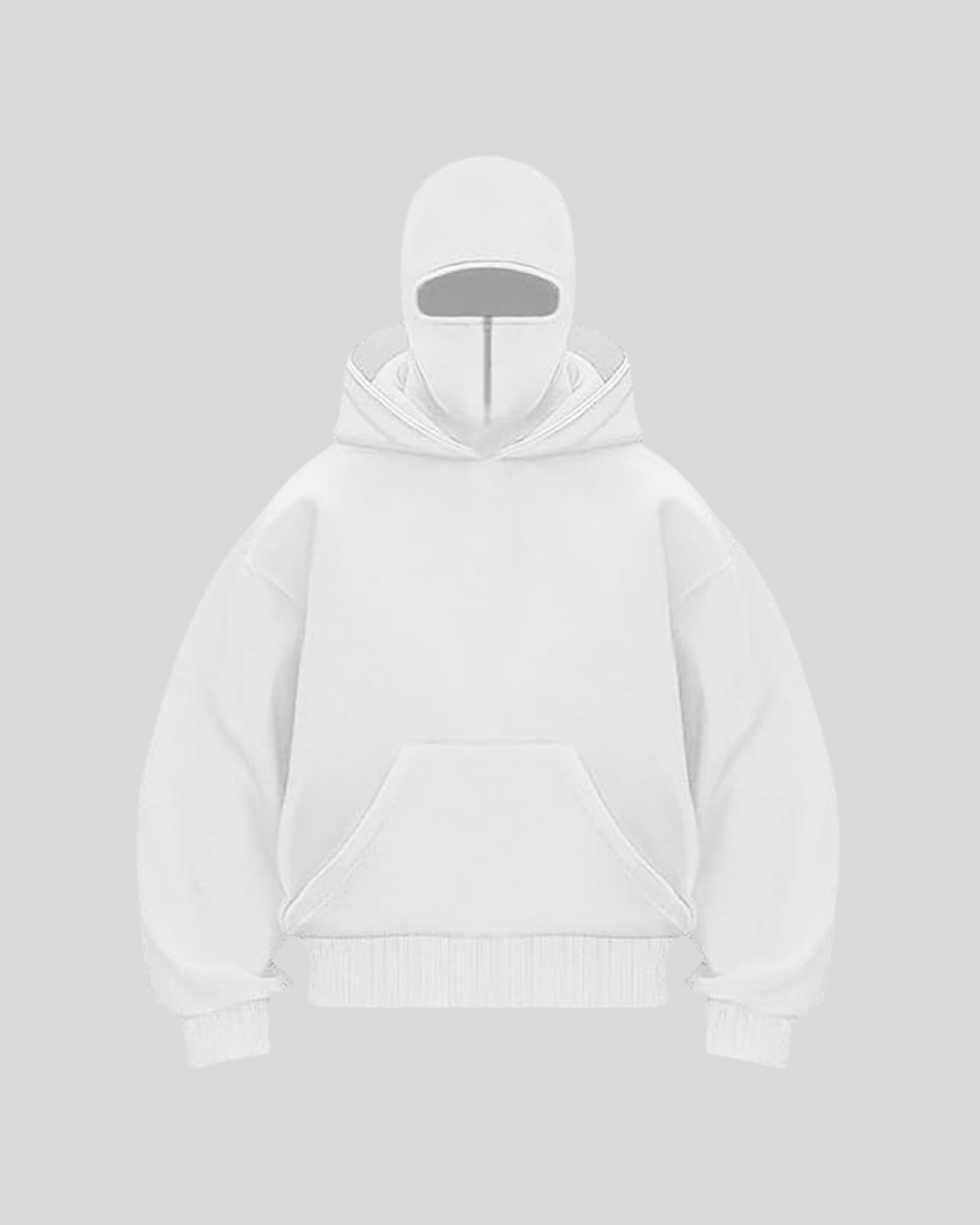 Sweat à capuche double - Noir