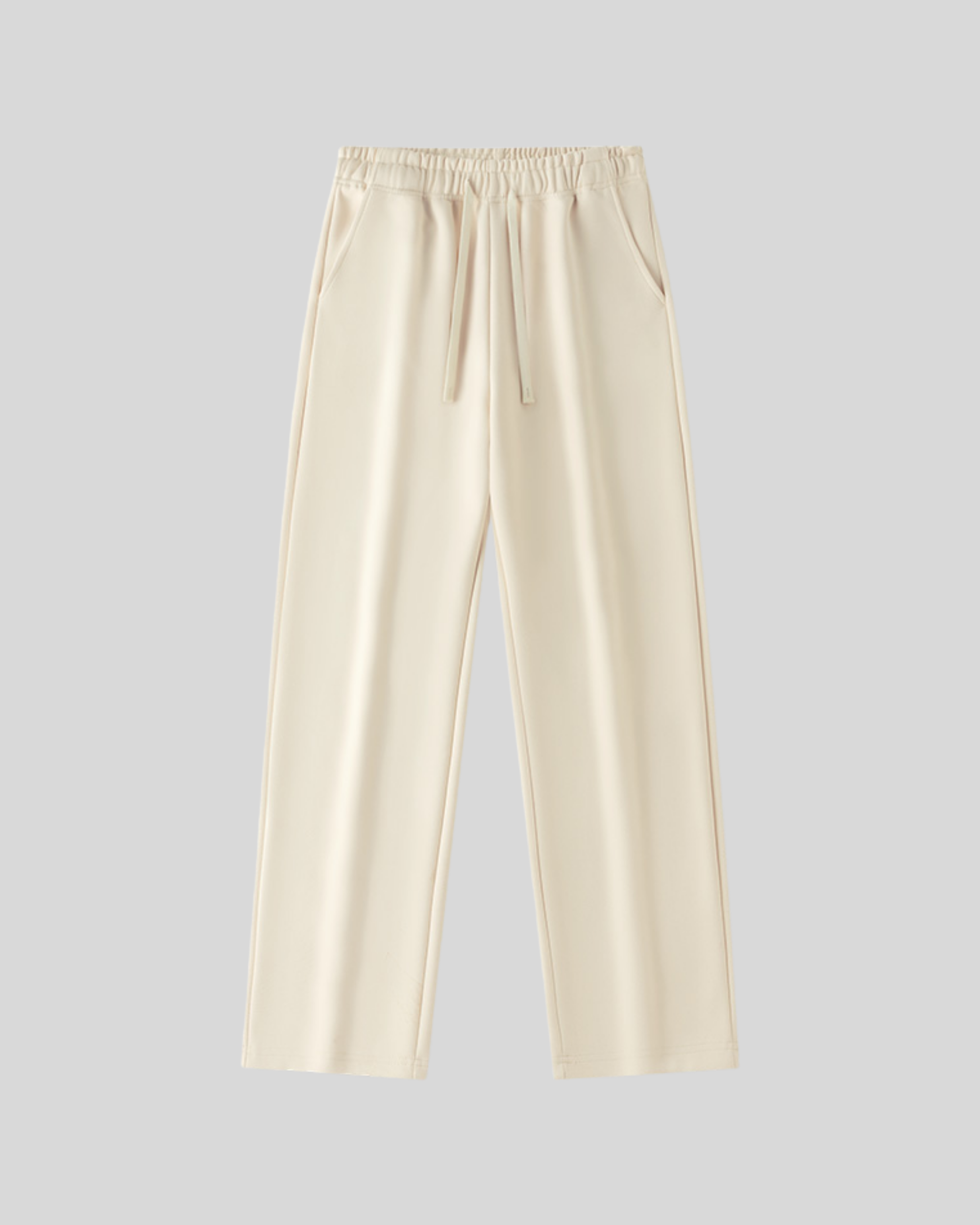 Pantalon de jogging sans revers - Beige